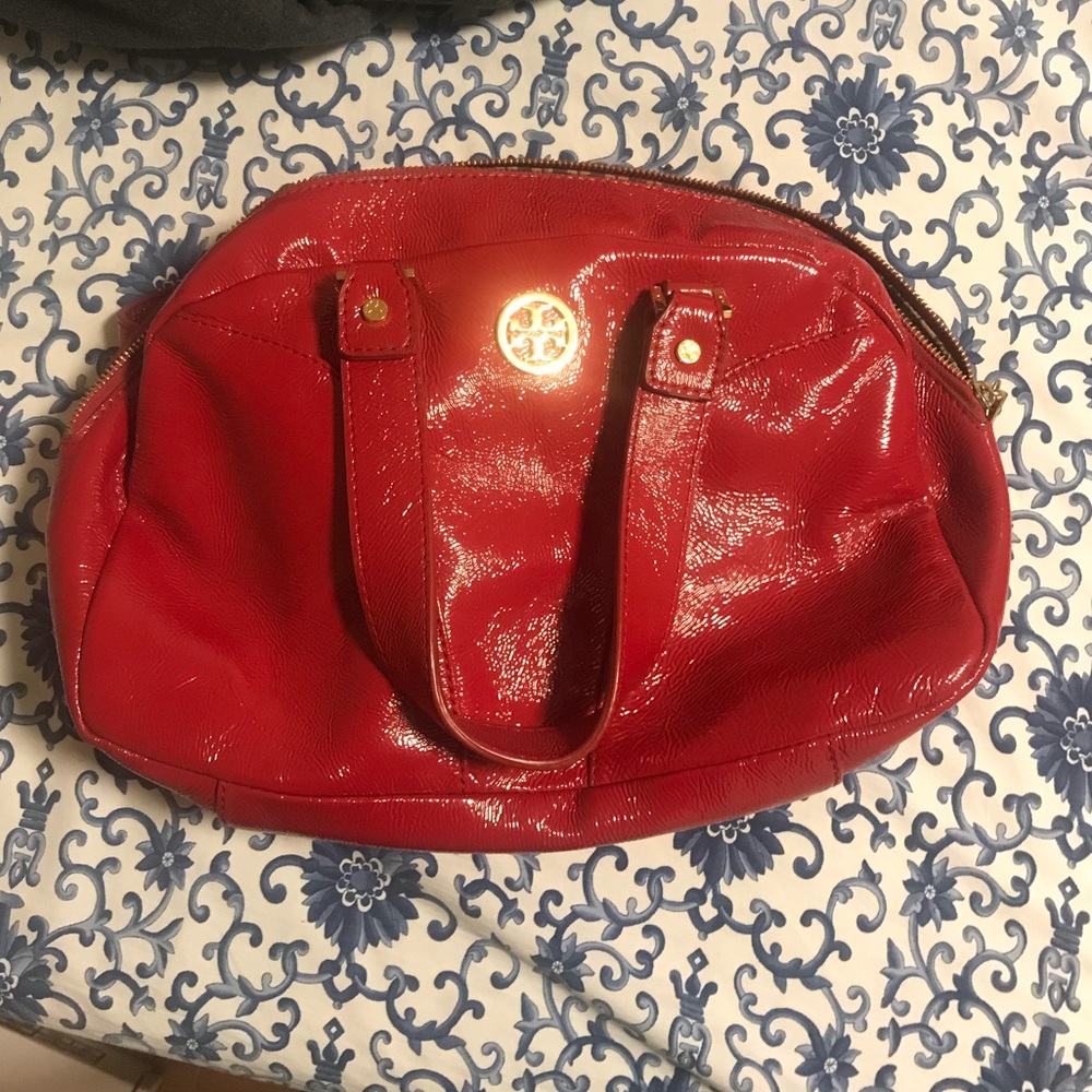 Bright Red Tory Burch Bag